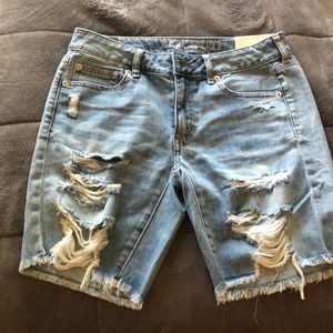 AE tomgirl denim Bermuda short